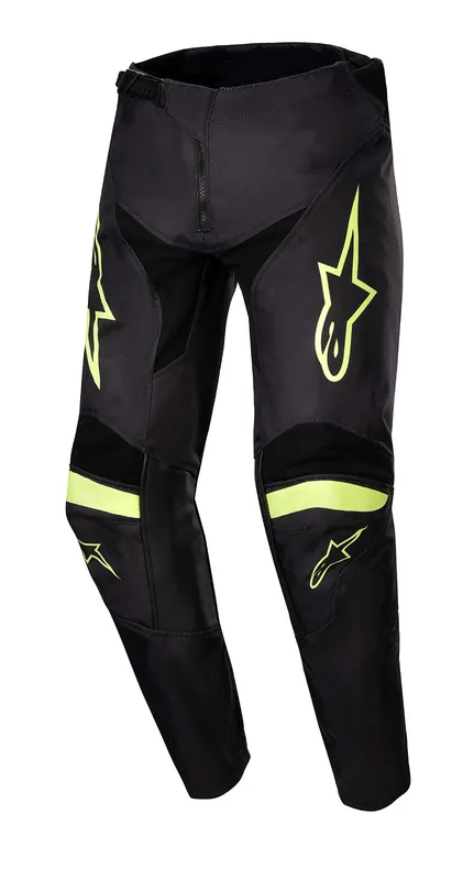Hot Deal Alpinestars 2024 Youth Racer Lurv Pants- Black/Fluoro Yellow - Y22