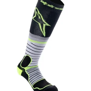 Alpinestars MX Pro Socks- Black/Grey/Fluoro Yellow - M Best Choice