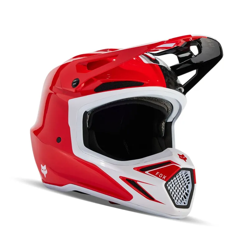 Fox 2024 V3 RS Optical Helmet - Flo Red - L Warranty Included