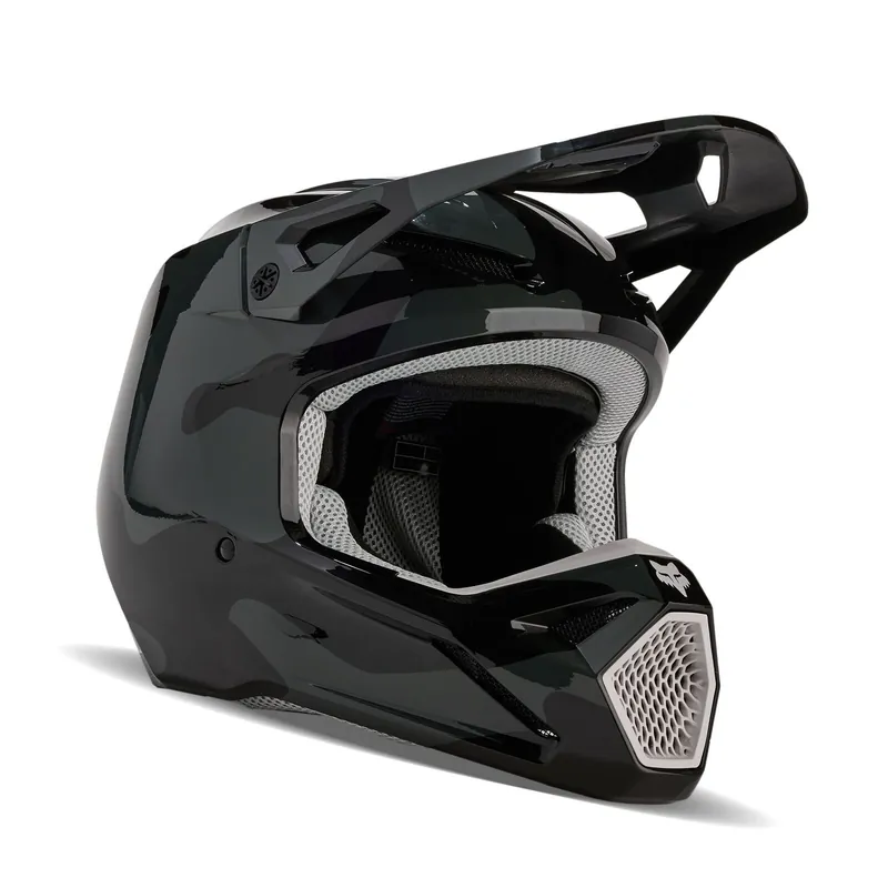 Editor’s Pick Fox V1 Bnkr Helmet - Black Camo - 2XL