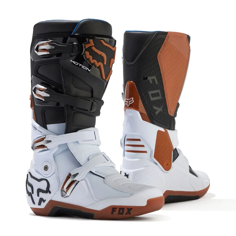 Exclusive Offer Fox 2024 Motion Boots - Black/White/Gum - 9