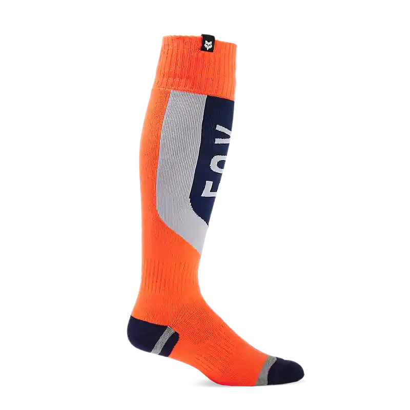 Fox 2024 180 Nitro Socks - Navy/Orange - L Warranty Included
