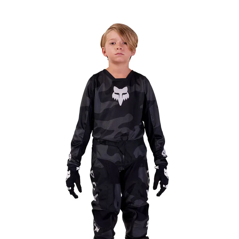 Special Offer Fox Youth 180 Bnkr Jersey - Black Camo - XL