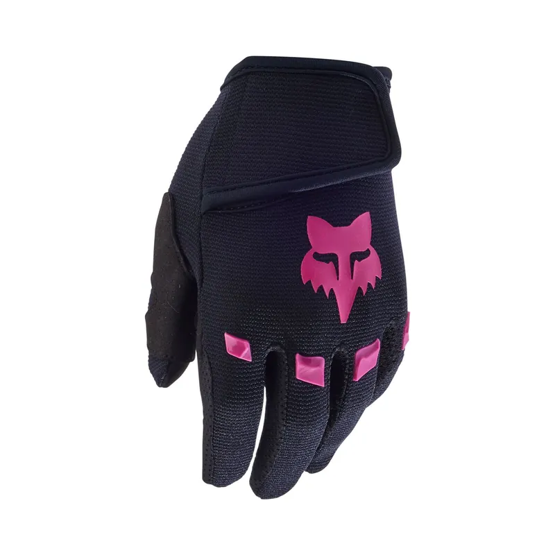 Certified Fox Kids Dirtpaw Glove - Black/Pink - S