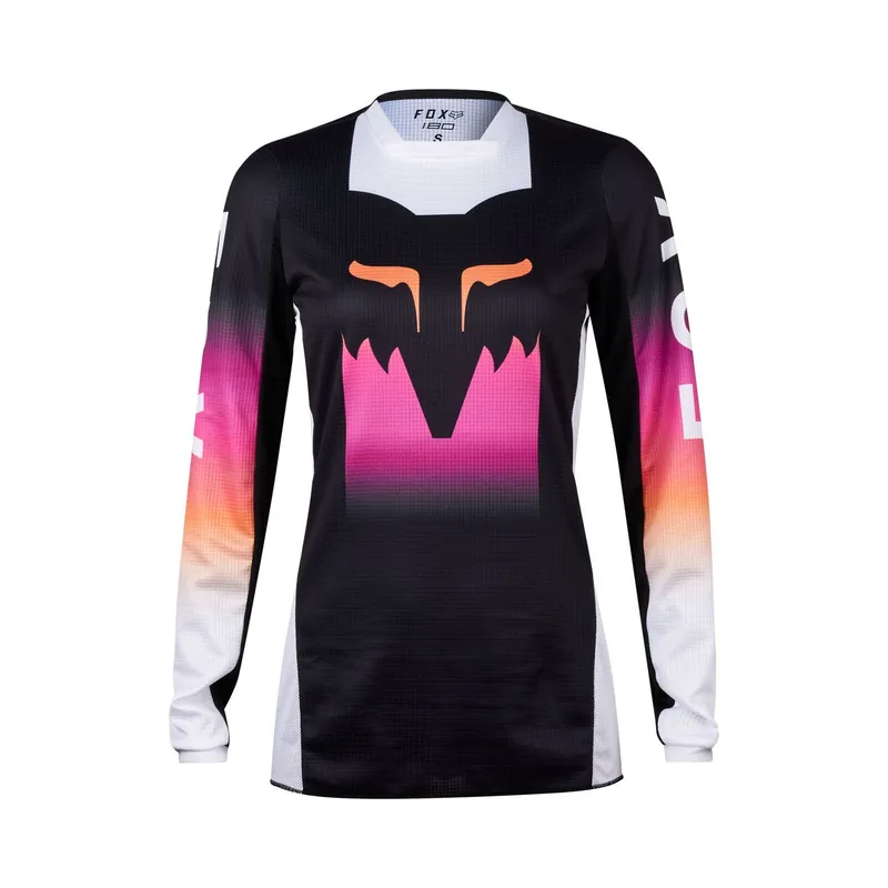 Instant Buy Fox 180 Flora Womens MX Jersey - Black/Pink - XL