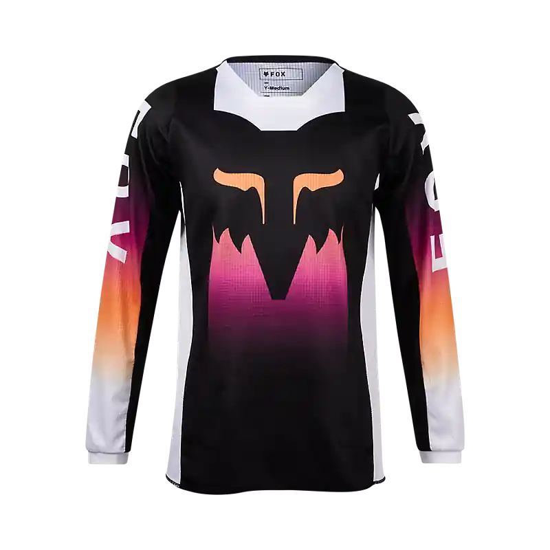 Holiday Sale Fox 2024 Youth Girls 180 Flora Jersey - Black/Pink - L