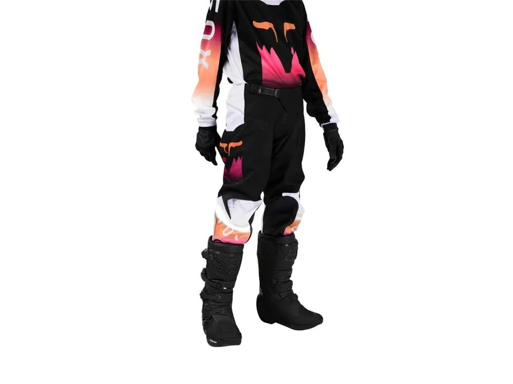 Fox 2024 Youth Girls 180 Flora Pants - Black/Pink - 22 Price Cut