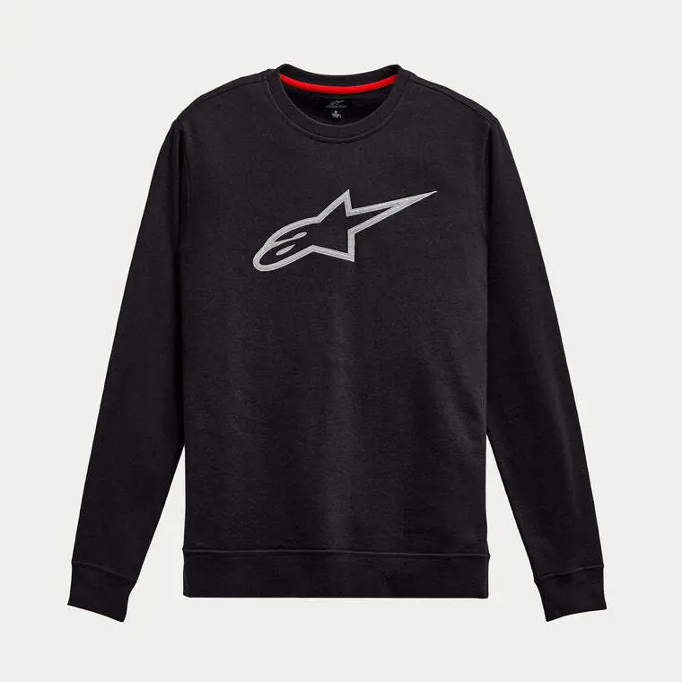 New Arrival Alpinestars Ageless Crew Fleece - Black/Grey - S