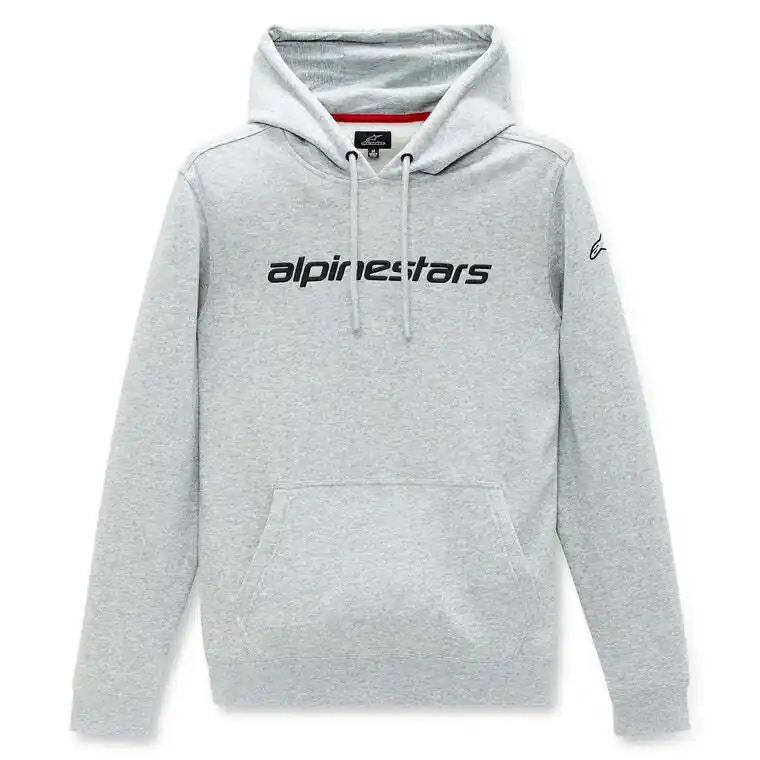 Instant Buy Alpinestars Linear Hoodie - Grey Heather - S