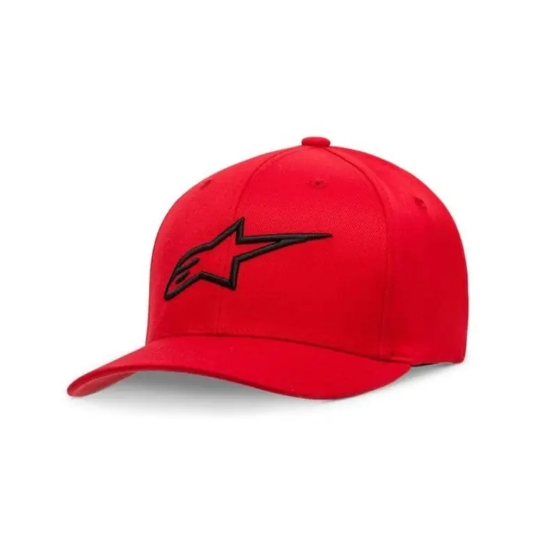 Alpinestars Ageless Curve Hat - Red/Black - L/XL Handmade