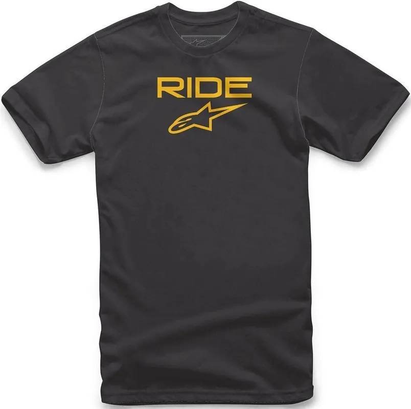 Alpinestars Ride 2.0 Tee - Black/Yellow - S Get Yours
