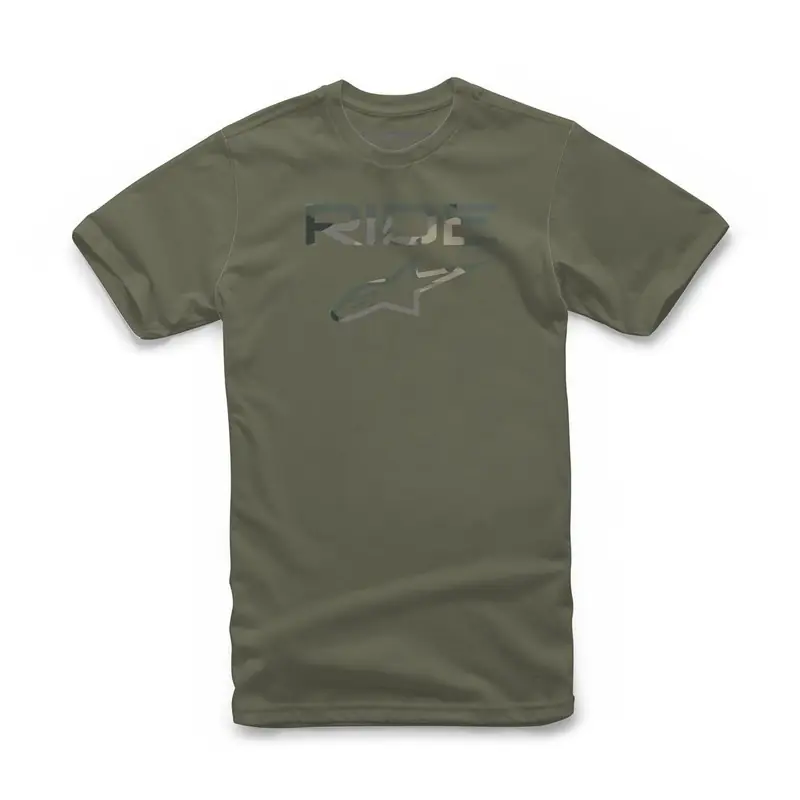 Alpinestars Ride 2.0 Camo Tee - Military Green - S Seasonal Sale