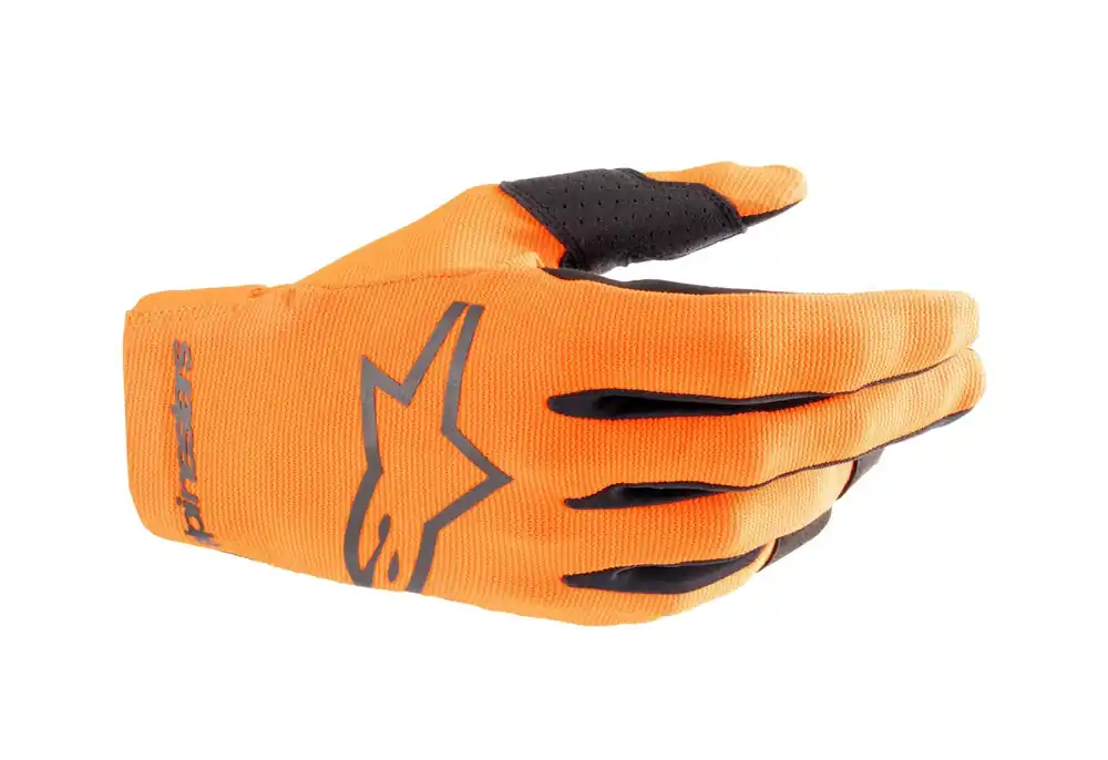 Best Price Alpinestars 2024 Youth Radar Gloves - Orange/Black - 3XS
