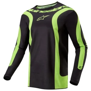 Alpinestars 2024 Fluid Lurv Jersey - Black/Fluro Yellow - S Deal