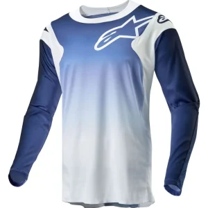 New Arrival Alpinestars 2024 Racer Hoen Jersey - White/Navy/Light Blue - L