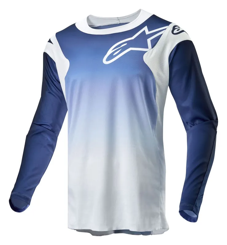 New Arrival Alpinestars 2024 Racer Hoen Jersey - White/Navy/Light Blue - L