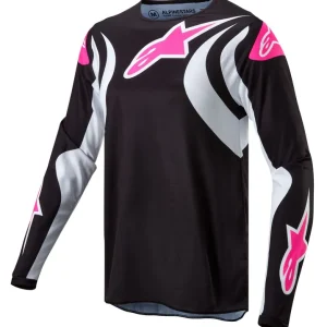 Alpinestars Stella Fluid Womens MX Jersey - Black/White - XS Price Drop