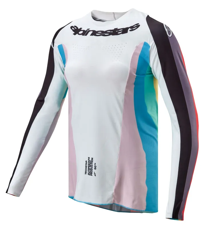 Alpinestars Stella Techstar Womens MX Jersey - Black/Multi - S Bulk Order