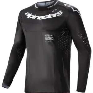 Handmade Alpinestars 2024 Supertech Ward Jersey - Black/Red/Berry - S
