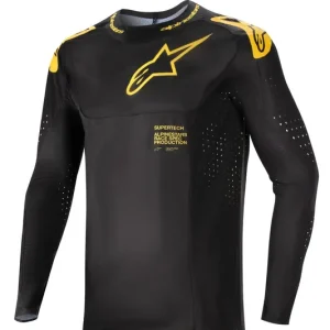 Alpinestars 2024 Supertech Ward Jersey - Black/Yellow - S Viral