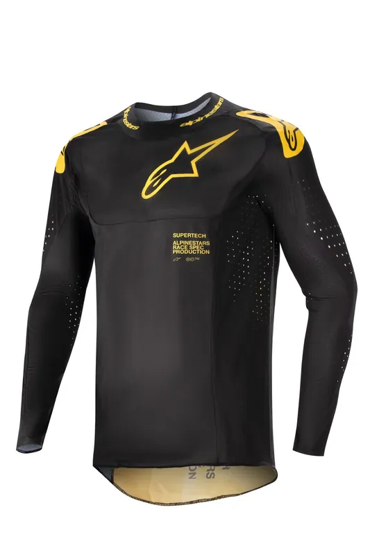 Alpinestars 2024 Supertech Ward Jersey - Black/Yellow - S Viral