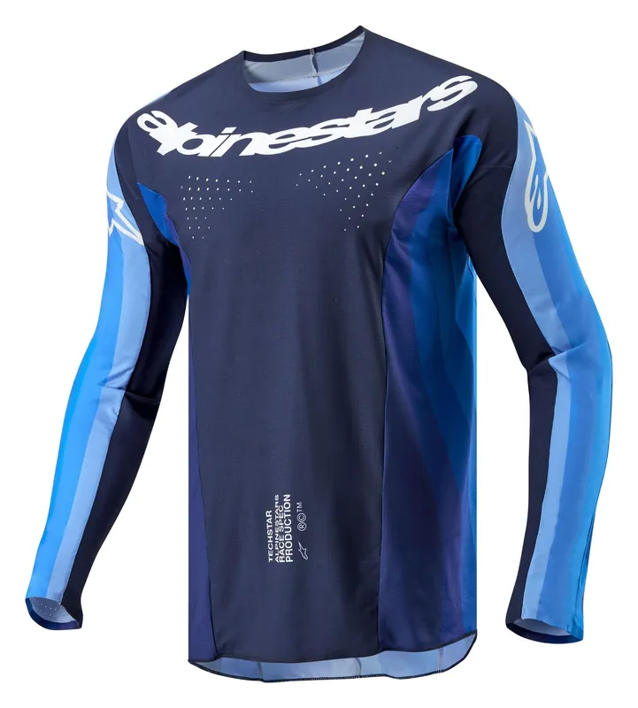 Alpinestars 2024 Techstar Pneuma Jersey - Dark Navy/Light Blue - 2XL Limited Edition