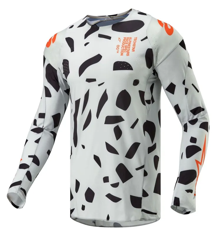 Handmade Alpinestars 2024 Techstar Rantera Camo Jersey - Haze/Grey - S