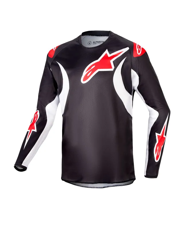 Alpinestars 2024 Youth Racer Lucent Jersey - Black/White - YXL Budget