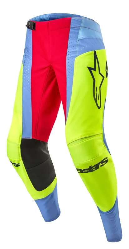 Alpinestars 2024 Techstar Ocuri Pants - Blue/Fluro Yellow/Red/Berry - 34 Direct From Manufacturer