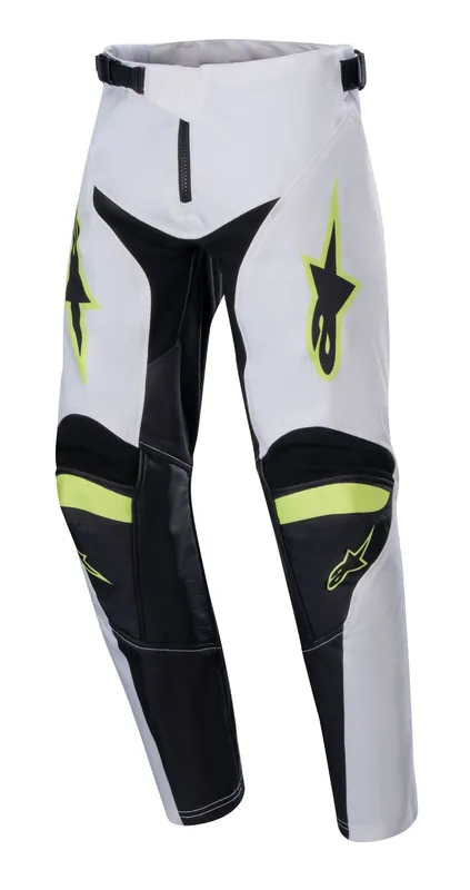 Bulk Order Alpinestars 2024 Youth Racer Lucent Pants - White/Red/Fluro Yellow - Y28