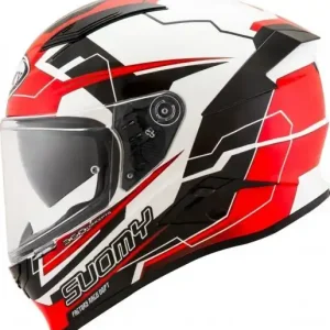 Suomy Speedstar Camshaft Helmet - Black/White/Red - S Trending