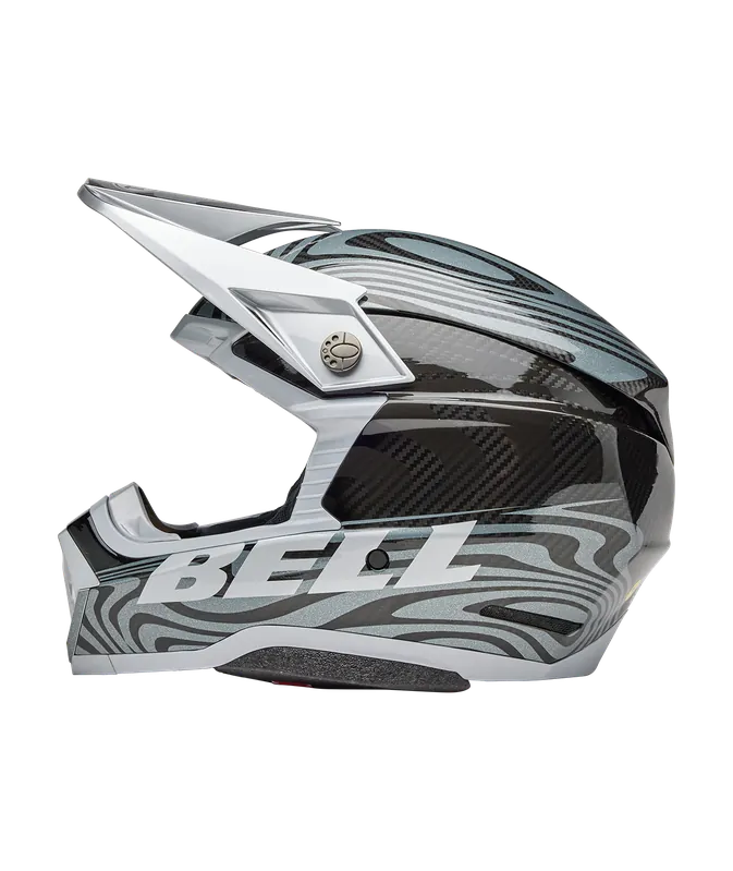 Bell Moto-10 Spherical Cortex Helmet - Silver/Grey - S Professional Grade
