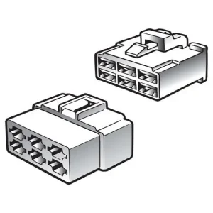 Affordable Narva 8 Way Male Quick Connector Housing (2 Pack)