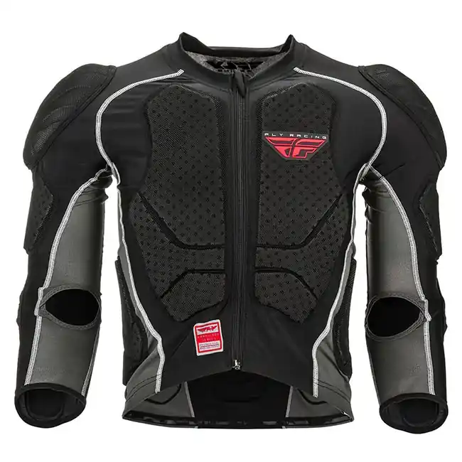 Fly Racing Youth Barricade Armour Long Sleeve Suit - Black - YOS Last Chance
