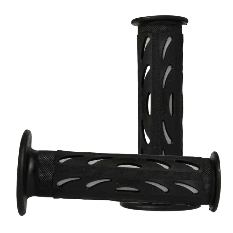 Affordable Progrip Dual Density 724 Open Grips - Black/Silver