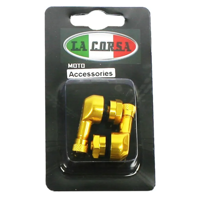 La Corsa Tubesless Valve Stem - Gold - 8.3mm (Pair) High Quality