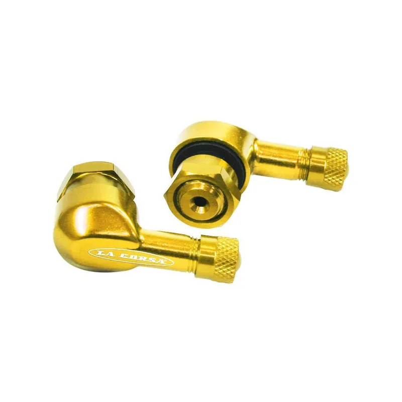 La Corsa Tubeless Valve Stem - Gold - 11.3mm (Pair) Fan Favorite