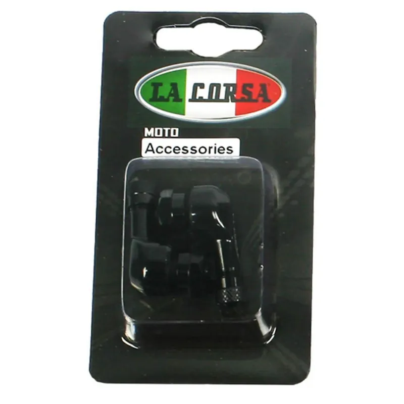 La Corsa Tubeless Valve Stem - Black - 11.3mm (Pair) Clearance
