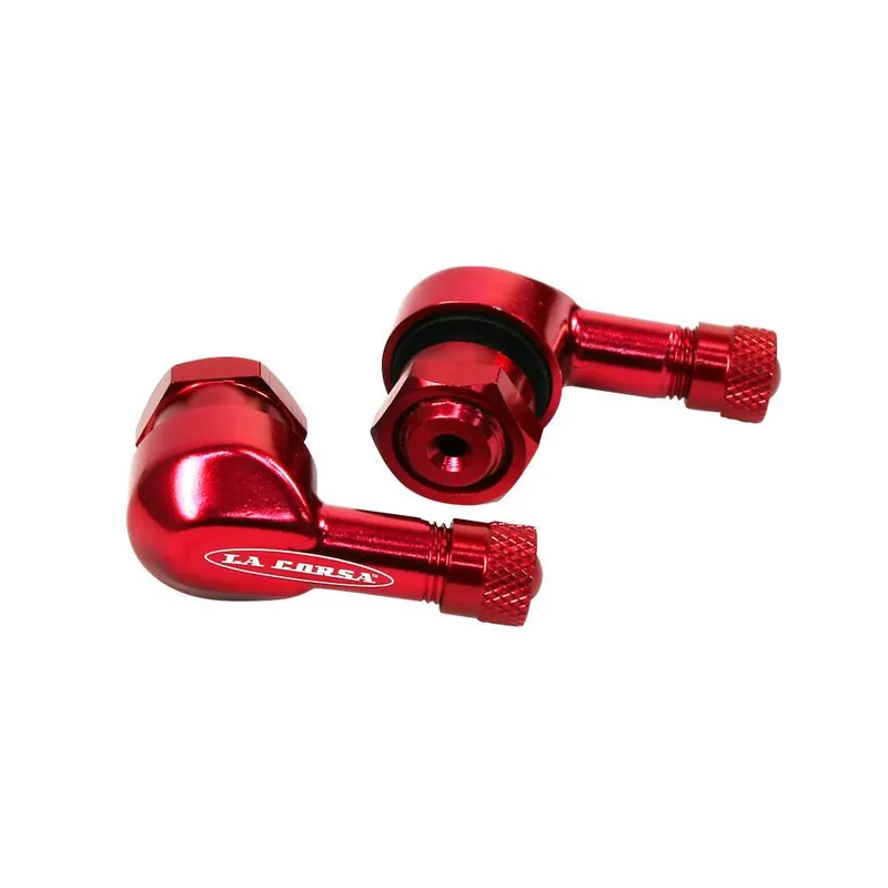 Must Have La Corsa Tubeless Valve Stem Red - 11.3mm (Pair)
