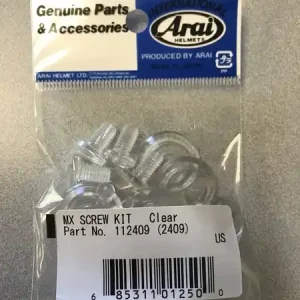 Best Seller Arai MX Screw Kit - Clear