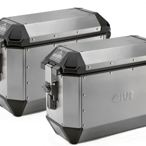 Givi Alaska Trekker Side Cases (Pair) 36L - Silver Top Pick