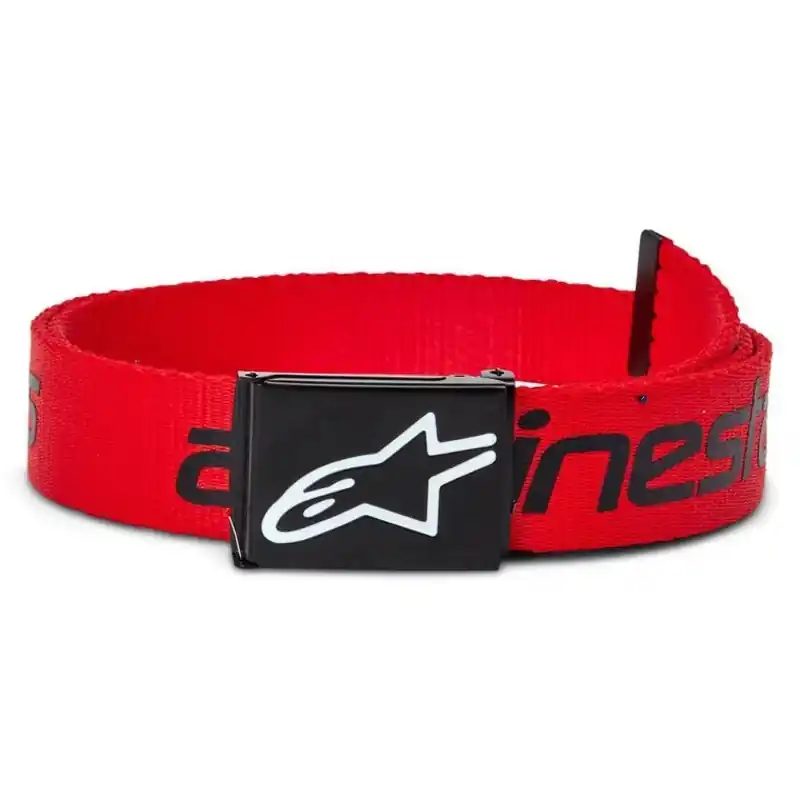 Alpinestars Linear Web Belt - Red/Black - OS Luxury