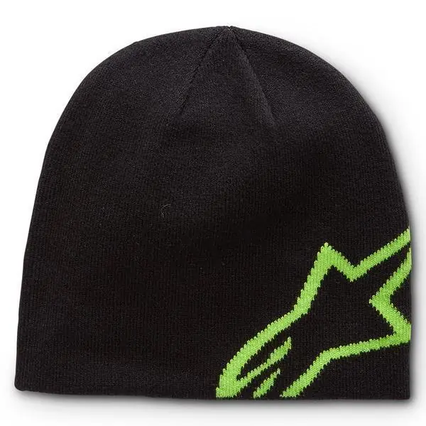 Alpinestars Corp Shift Beanie - Black/Green - OS Handmade
