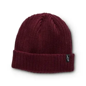 Authentic Alpinestars Receiving Beanie - Maroon - OS