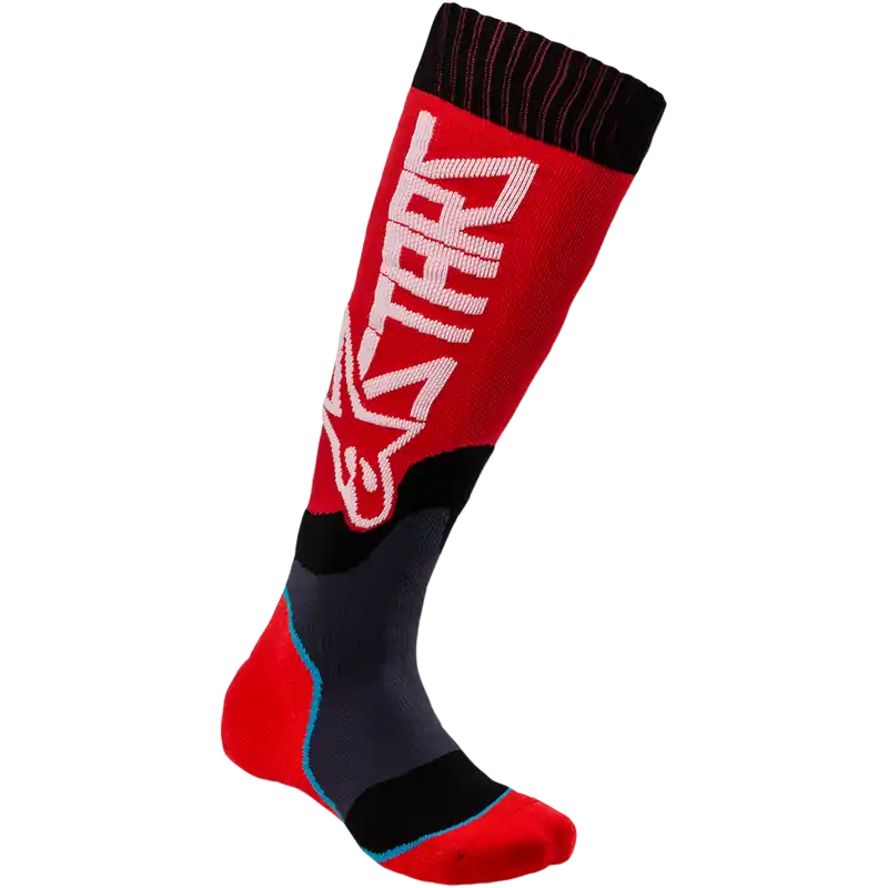 Instant Buy Alpinestars Mx Plus 2 Youth Socks - Red/White - M/L
