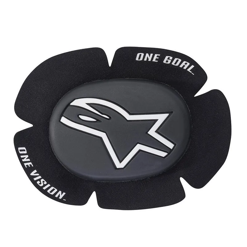 Hassle-Free Returns Alpinestars GP Sport Evo Knee Sliders - Black/White - OS