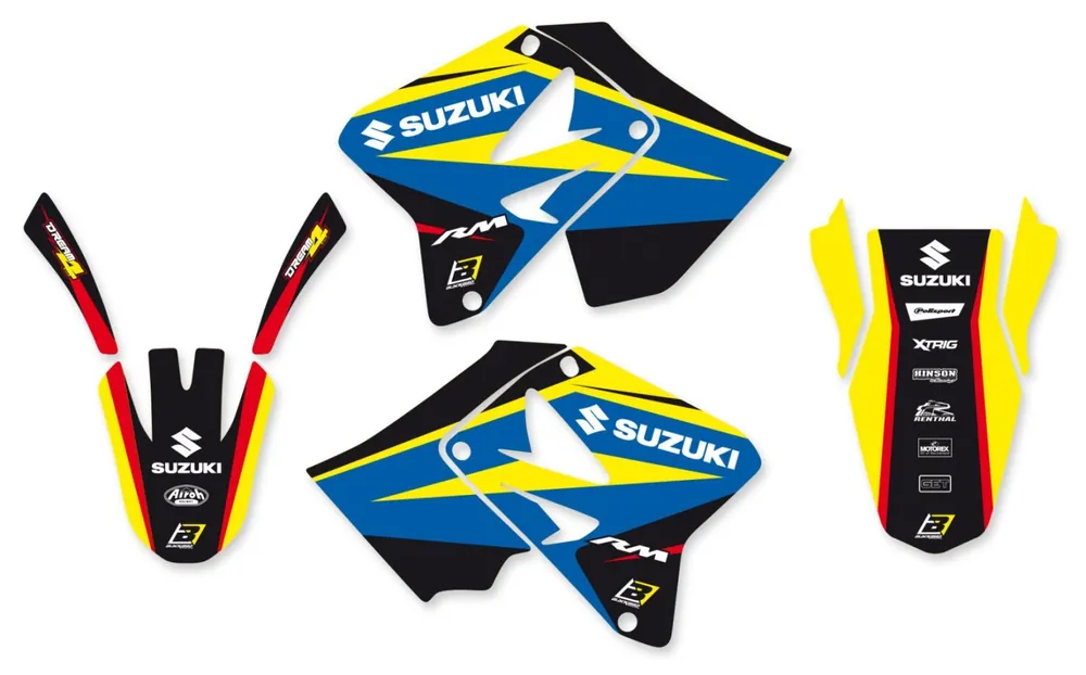 Clearance BLACKBIRD GRAPHICS KIT DREAM 4 SUZUKI RM 125 250 01-08