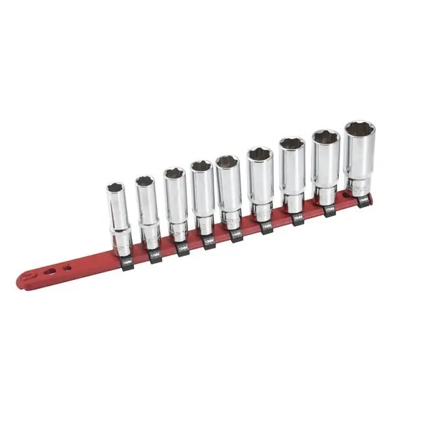Bargain BikeService 3/8 Inch Socket Set - 9 Pc