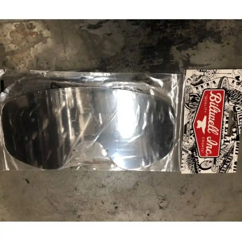 Biltwell Moto 2.0 Goggle Lens - Chrome Mirror Shop Now