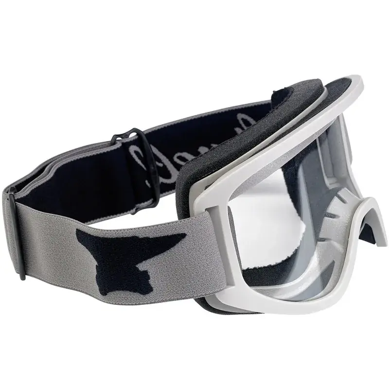 Biltwell Moto 2.0 Script Goggles - Titanium/Black - OS New Release